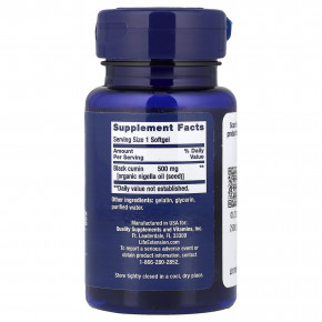 Life Extension, масло чёрного тмина, 60 капсул (500 мг в 1 капсуле) в Москве - eco-herb.ru | фото