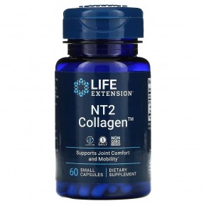 Life Extension, NT2 Collagen, 60 маленьких капсул в Москве - eco-herb.ru | фото