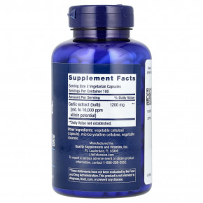 Life Extension, оптимизированный экстракт чеснока, 200 вегетарианских капсул (600 мг в 1 капсуле) в Москве - eco-herb.ru | фото