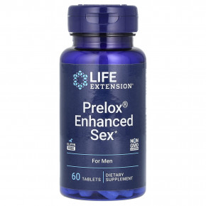 Life Extension, Prelox Enhanced Sex, для мужчин, 60 таблеток - описание | фото