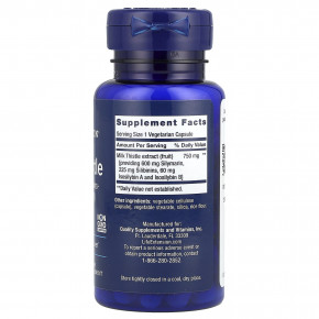 Life Extension, расторопша, 60 вегетарианских капсул (750 мг в 1 капсуле) в Москве - eco-herb.ru | фото