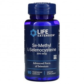 Life Extension, Семиметил L-селеноцистеин, 200 мкг, 90 вегетарианских капсул в Москве - eco-herb.ru | фото