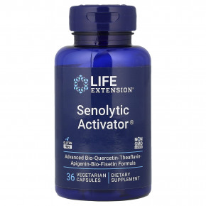 Life Extension, Senolytic Activator®, 36 вегетарианских капсул - описание | фото