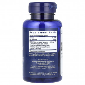 Life Extension, Super Bio-Curcumin, экстракт куркумы, 60 вегетарианских капсул в Москве - eco-herb.ru | фото