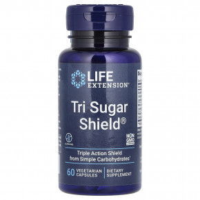 Life Extension, Tri Sugar Shield, 60 растительных капсул - описание | фото