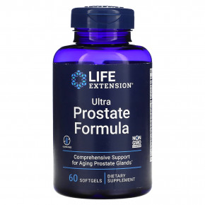 Life Extension, Ultra Prostate Formula, ультра формула для мужского здоровья, 60 капсул в Москве - eco-herb.ru | фото