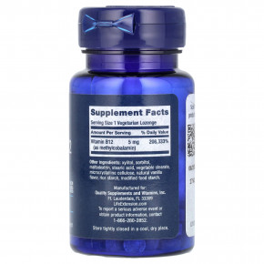 Life Extension, витамин B12, метилкобаламин, 5 мг, 60 вегетарианских пастилок в Москве - eco-herb.ru | изображение Life Extension, витамин B12, метилкобаламин, 5 мг, 60 вегетарианских пастилок в Москве - eco-herb.ru | фото