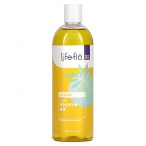 Life-flo, Чистое кунжутное масло для ухода за кожей, 473 мл (16 жидких унций) в Москве - eco-herb.ru | фото