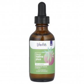 Life-flo, жидкий йод плюс, с йодидом калия и йодом, с нейтральным вкусом, 59 мл в Москве - eco-herb.ru | фото