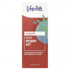 Life-flo, Органическое чистое аргановое масло, 118 мл (4 жидк. Унции) в Москве - eco-herb.ru | фото