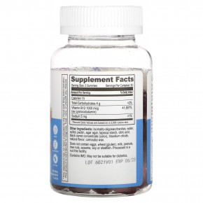 Lifeable, жевательный витамин B12, без сахара, с клубничным вкусом, 60 жевательных таблеток (500 мкг в 1 таблетке) в Москве - eco-herb.ru | фото