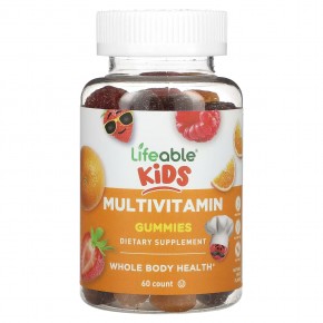 Lifeable, Мультивитамины для детей, натуральные фрукты, 60 жевательных таблеток в Москве - eco-herb.ru | фото