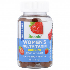 Lifeable, мультивитамины для женщин, с ягодным вкусом, 60 жевательных конфет - подробнее Lifeable, мультивитамины для женщин, с ягодным вкусом, 60 жевательных конфет - описание