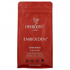 Lifeboost, Кофе Embolden ™, молотый, темной обжарки, 340 г (12 унций) - подробнее Lifeboost, Кофе Embolden ™, молотый, темной обжарки, 340 г (12 унций) - описание