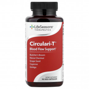 LifeSeasons, Circulari-T®, поддержка кровотока, 90 растительных капсул в Москве - eco-herb.ru | фото