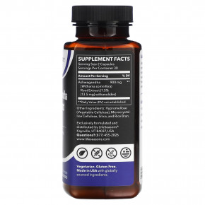 LifeSeasons, Экстракт корня ашваганды, 60 растительных капсул (450 мг на капсулу) в Москве - eco-herb.ru | изображение LifeSeasons, Экстракт корня ашваганды, 60 растительных капсул (450 мг на капсулу) в Москве - eco-herb.ru | фото