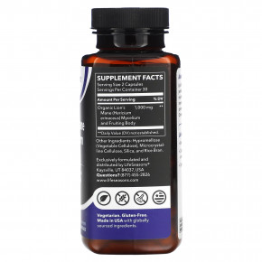 LifeSeasons, Гриб львиная грива, 60 растительных капсул (500 мг на капсулу) в Москве - eco-herb.ru | фото