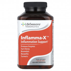 LifeSeasons, Inflamma-X ™, 120 растительных капсул - описание