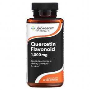 LifeSeasons, Quercetin Flavonoid, 500 mg, 60 Veg Capsules в Москве - eco-herb.ru | фото