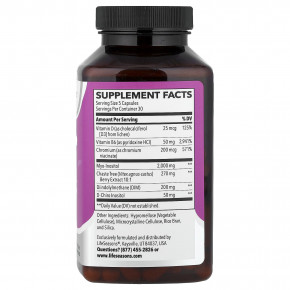 LifeSeasons, Therapeutics, Hormone Balance, формула при СПКЯ, 150 растительных капсул в Москве - eco-herb.ru | изображение LifeSeasons, Therapeutics, Hormone Balance, формула при СПКЯ, 150 растительных капсул в Москве - eco-herb.ru | фото