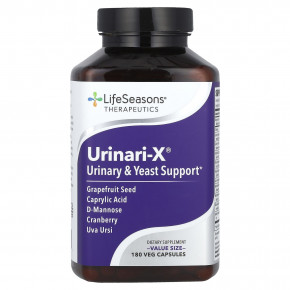 LifeSeasons, Urinari-X®, 180 растительных капсул - описание