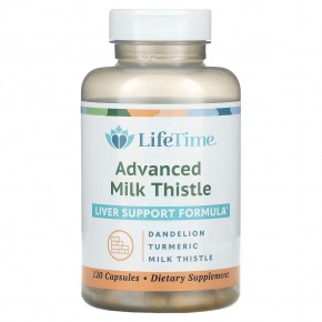 LifeTime Vitamins, Advanced Milk Thistle, 120 Capsules в Москве - eco-herb.ru | фото