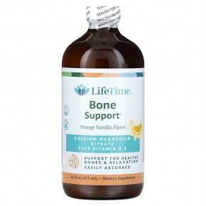 LifeTime Vitamins, добавка для поддержки здоровья костей, со вкусом апельсина и ванили, 473 мл (16 жидк. унций) - описание