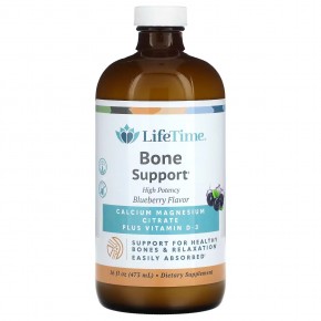 LifeTime Vitamins, добавка для поддержки здоровья костей, со вкусом голубики, 473 мл (16 жидк. унций) в Москве - eco-herb.ru | фото