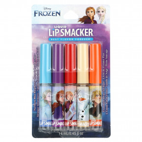 Lip Smacker, Disney, Frozen, жидкий блеск для губ, набор разных вкусов, 5 шт., 14 мл (0,45 жидк. унции) в Москве - eco-herb.ru | фото