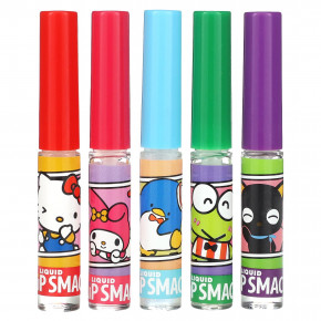 Lip Smacker, Hello Kitty And Friends, жидкий блеск для губ, ассорти из 5 шт., 14 мл (0,45 жидк. унции) - подробнее Lip Smacker, Hello Kitty And Friends, жидкий блеск для губ, ассорти из 5 шт., 14 мл (0,45 жидк. унции) - описание
