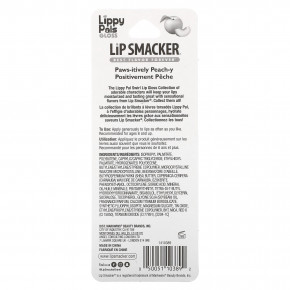 Lip Smacker, Lippy Pals Gloss, Panda, персиковый оттенок, 8,4 мл (0,28 жидк. унц.) в Москве - eco-herb.ru | фото