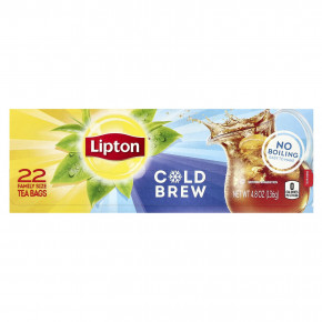 Lipton, Холодный чай, семейный, 22 чайных пакетика, 136 г (4,8 унции) в Москве - eco-herb.ru | фото