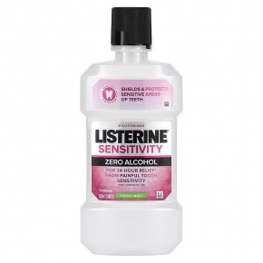 Listerine, Ополаскиватель для полости рта, для чувствительности, без спирта, свежая мята, 1,05 пункта (500 мл) в Москве - eco-herb.ru | фото