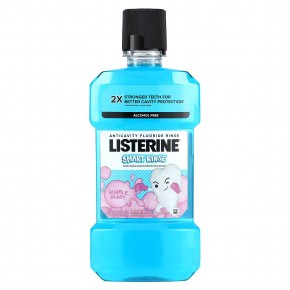 Listerine, Smart Rinse, Alcohol Free, Bubble Blast, 16.9 fl oz (500 ml) в Москве - eco-herb.ru | фото