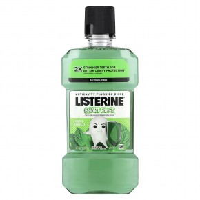 Listerine, Smart Rinse, Anticavity Fluoride Rinse, Mint Shield, 16.9 fl oz (500 ml) в Москве - eco-herb.ru | фото
