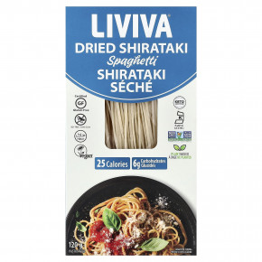 LIVIVA, сушеные спагетти ширатаки, 120 г (4,23 унции) в Москве - eco-herb.ru | фото