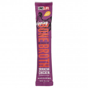 Lonolife, Sipping Bone Broth, курица шрирача, 4 порционные палочки, 14 г (0,49 унции) в Москве - eco-herb.ru | фото