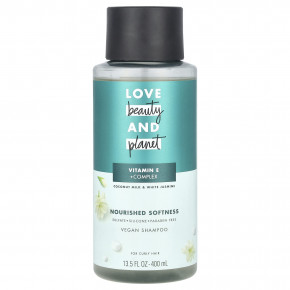 Love Beauty and Planet, Веганский шампунь, для вьющихся волос, кокосовое молоко и белый жасмин, 400 мл (13,5 жидк. унц.) - описание | фото