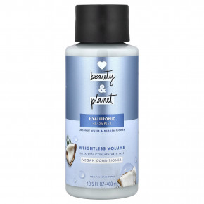 Love Beauty and Planet, Weightless Volume, веганский кондиционер, кокосовая вода и цветок мимозы, для всех типов волос, 400 мл (13,5 жидк. унции) - описание | фото