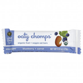 Love Child Organics, Nature's Path, органические батончики Oaty Chomps™, для детей от 12 месяцев, голубика и морковь, 5 батончиков в индивидуальной упаковке, 23 г (0,8 унции) в Москве - eco-herb.ru | фото