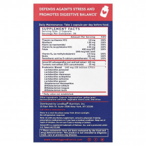 LoveBug Probiotics, Complete Mood Probiotic™ с органической ашвагандой, 30 капсул в Москве - eco-herb.ru | фото