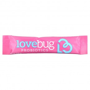 LoveBug Probiotics, пробиотики для младенцев в возрасте 0–6 месяцев, 1 млрд КОЕ, 30 порций в индивидуальной упаковке, по 1,5 г (0,05 унции) в Москве - eco-herb.ru | фото