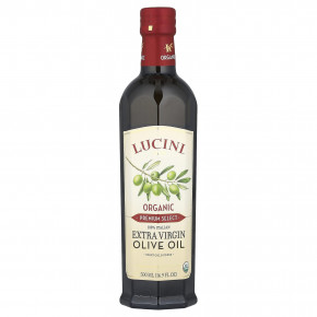 Lucini, Высококачественное органическое оливковое масло первого холодного отжима, 500 мл (16,9 жидк. унции) - описание | фото