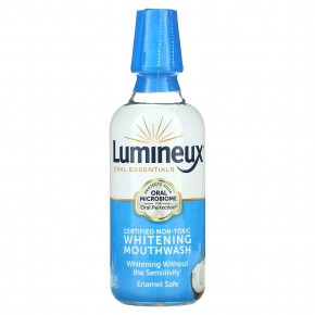 Lumineux Oral Essentials, сертифицированный нетоксичный отбеливающий ополаскиватель для рта, 473 мл (16 жидк. унций) - описание