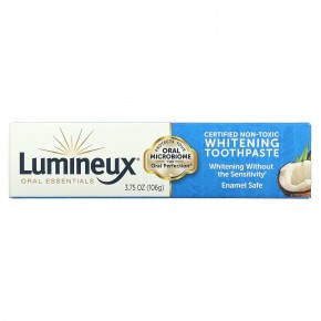 Lumineux Oral Essentials, Сертифицированная нетоксичная отбеливающая зубная паста, 106 г (3,75 унции) в Москве - eco-herb.ru | фото