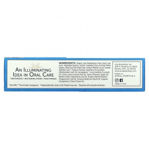 Lumineux Oral Essentials, Сертифицированная нетоксичная отбеливающая зубная паста, 106 г (3,75 унции) в Москве - eco-herb.ru | фото