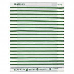 Lunchskins, бумажные пакеты для сэндвичей, размер XL, с полоской для закрывания, 50 шт. в Москве - eco-herb.ru | фото