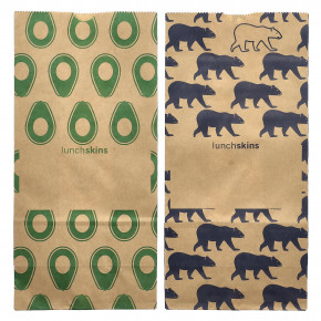 Lunchskins, Sac Up! перерабатываемые ланч-мешки, 50 пакетиков в Москве - eco-herb.ru | фото