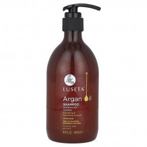 Luseta Beauty, Аргановое масло, шампунь для всех типов волос, 500 мл (16,9 жидк. унц.) - описание | фото