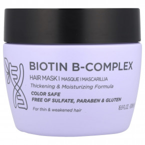 Luseta Beauty, Biotin B-Complex, восстанавливающая маска для волос, предотвращающая ломкость, 500 мл (16,9 жидк. унц.) - описание | фото